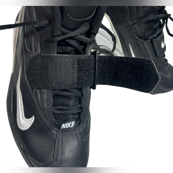 New 2002 Vintage Nike Zoom Air TD Football Cleats Black and White ZM Deadstock main image 13